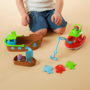 Klorofil Kuter Rybacki – Zabawka do Kąpieli 3w1