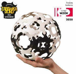 Binabo Klocki. 60 elementów. Biało/czarny