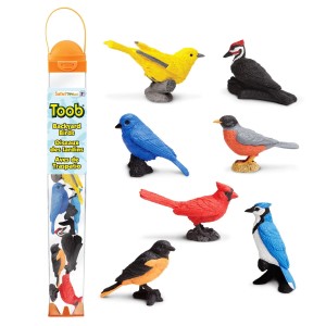 Ptaki Ogrodwe. Zestaw Figurek w Tubie Safari Ltd.