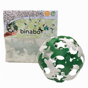  Binabo Klocki Biało-Zielone. 30 elementów 