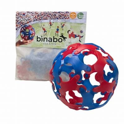 czerwono niebieska piłka z klocków binabo.jpg