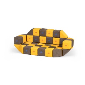 Zestaw Miekkich Klocków Magnetycznych Medium JollyHeap. 50 szt 2 kształty