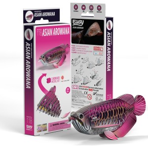 Ryba Arowana Azjatycka Eugy. Eko Układanka 3D.     