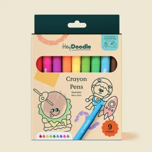 Kredki do Silikonowej Maty HeyDoodle